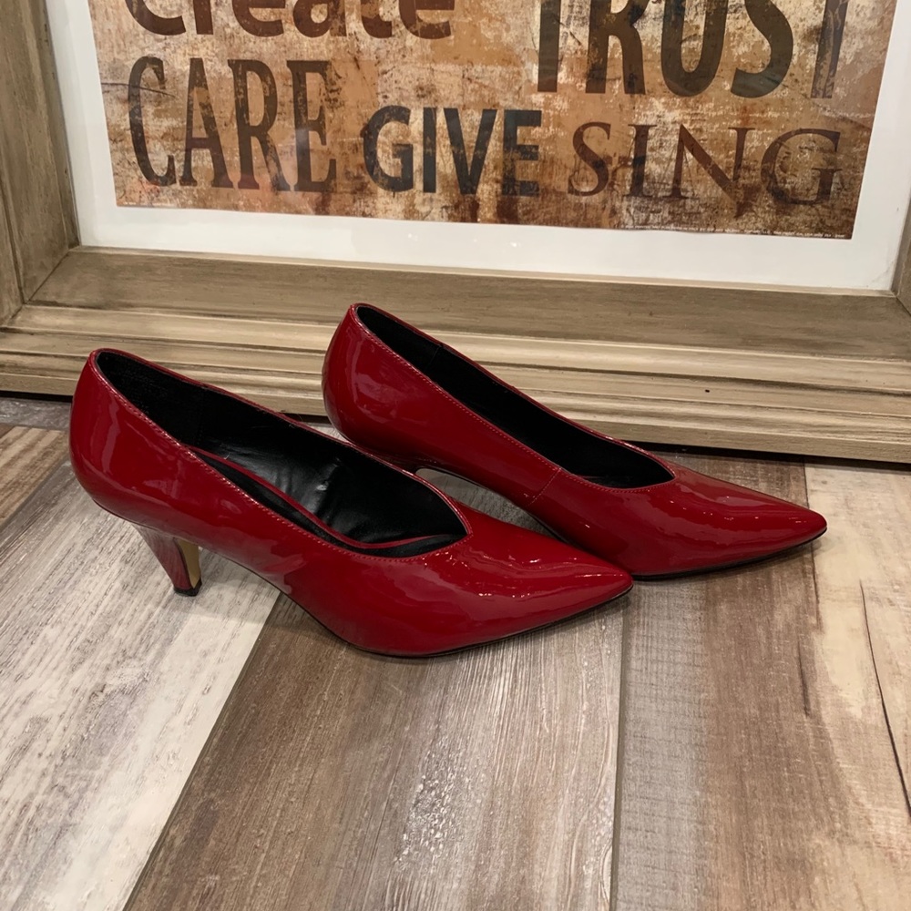 Metaphor brand red heels size 9.5 - Picture 2 of 7